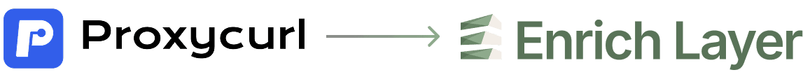 Proxycurl to Enrich Layer Transition