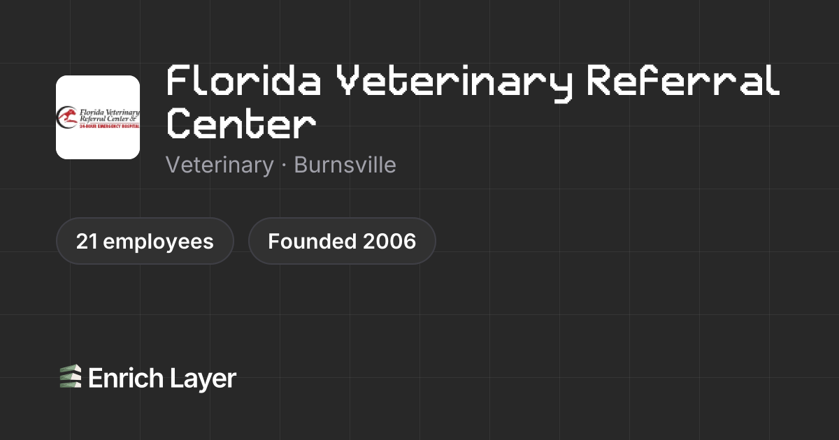 Florida Veterinary Referral Center: Employees | Enrich Layer